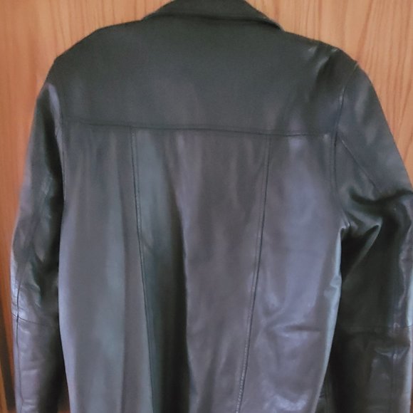 Black leather jacket L - Picture 7 of 12